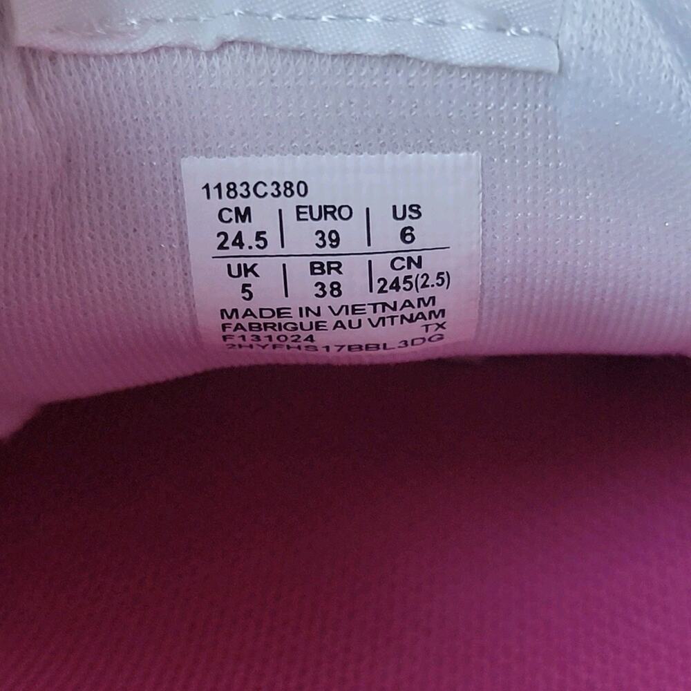 Fashion Sneakers Women 8 Pink Suede Lace Up Onitsuka Tiger Casual Shoe Retro Y2K - Picture 11 of 12